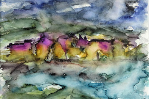 Longing for Islay | vier Aquarelle | four watercolours