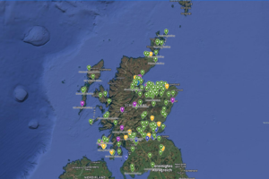 Mehr über den Artikel erfahren The  Glen Efze Map of all Scottish Whisky Distilleries