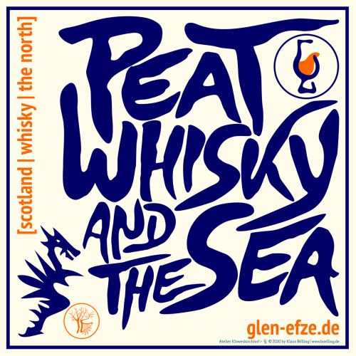 peat, whisky and the sea, glen efze version